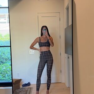 Shop Vitality Plaid Two-Piece Activewear Set
